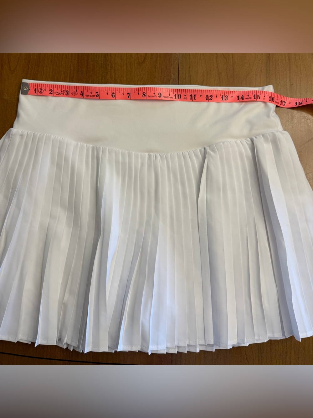 all in motion White Pleated Tennis Skort | Tennis Prep Preppy Athleisure | L - Picture 9 of 10